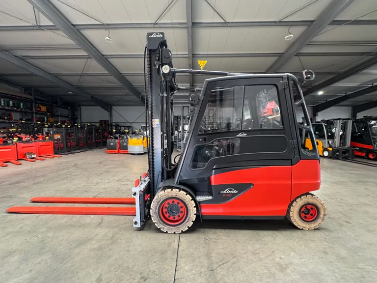 2019 Service + UVV 09/2027 Linde E40HL 4.000kg 3.+4. Ventil Gabelversteller Kabine Elektrostapler Gabelstapler E50